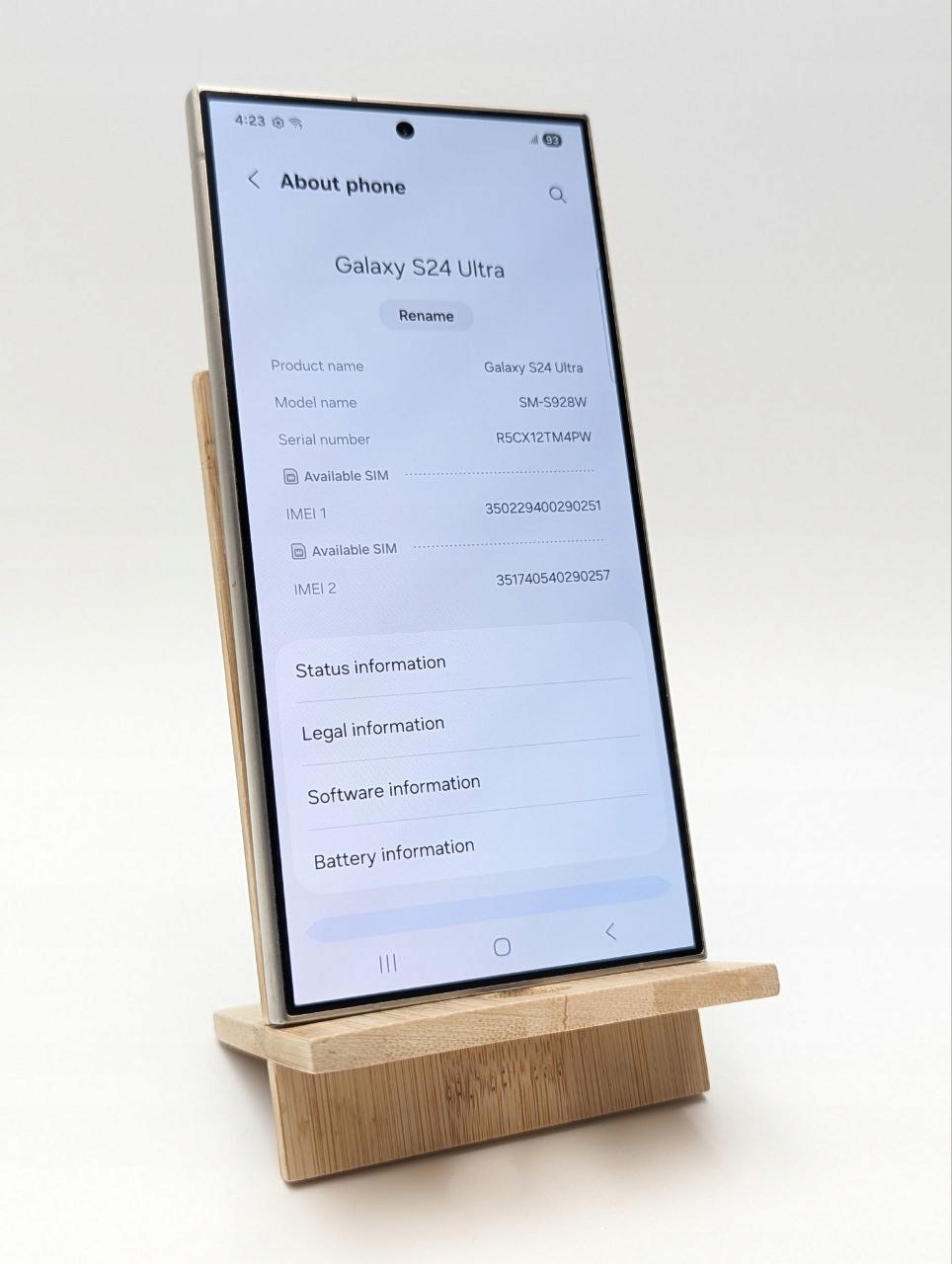 thumb Samsung Galaxy S24 Ultra 256 GB fioletowy (Powystawowy)