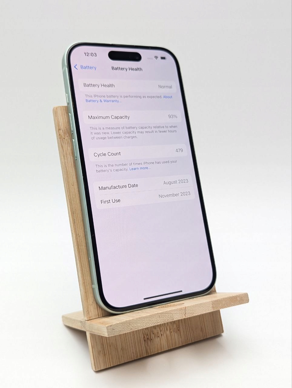 thumb Apple iPhone 15 128GB zielony (Używany)