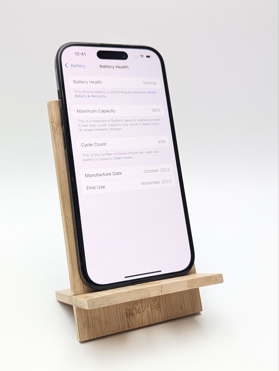 thumb Apple iPhone 15 128GB czarny (Używany)