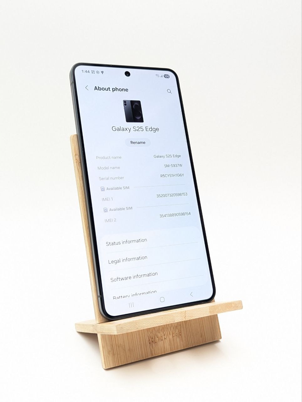 thumb Samsung Galaxy S25 Edge 256GB czarny (Powystawowy)