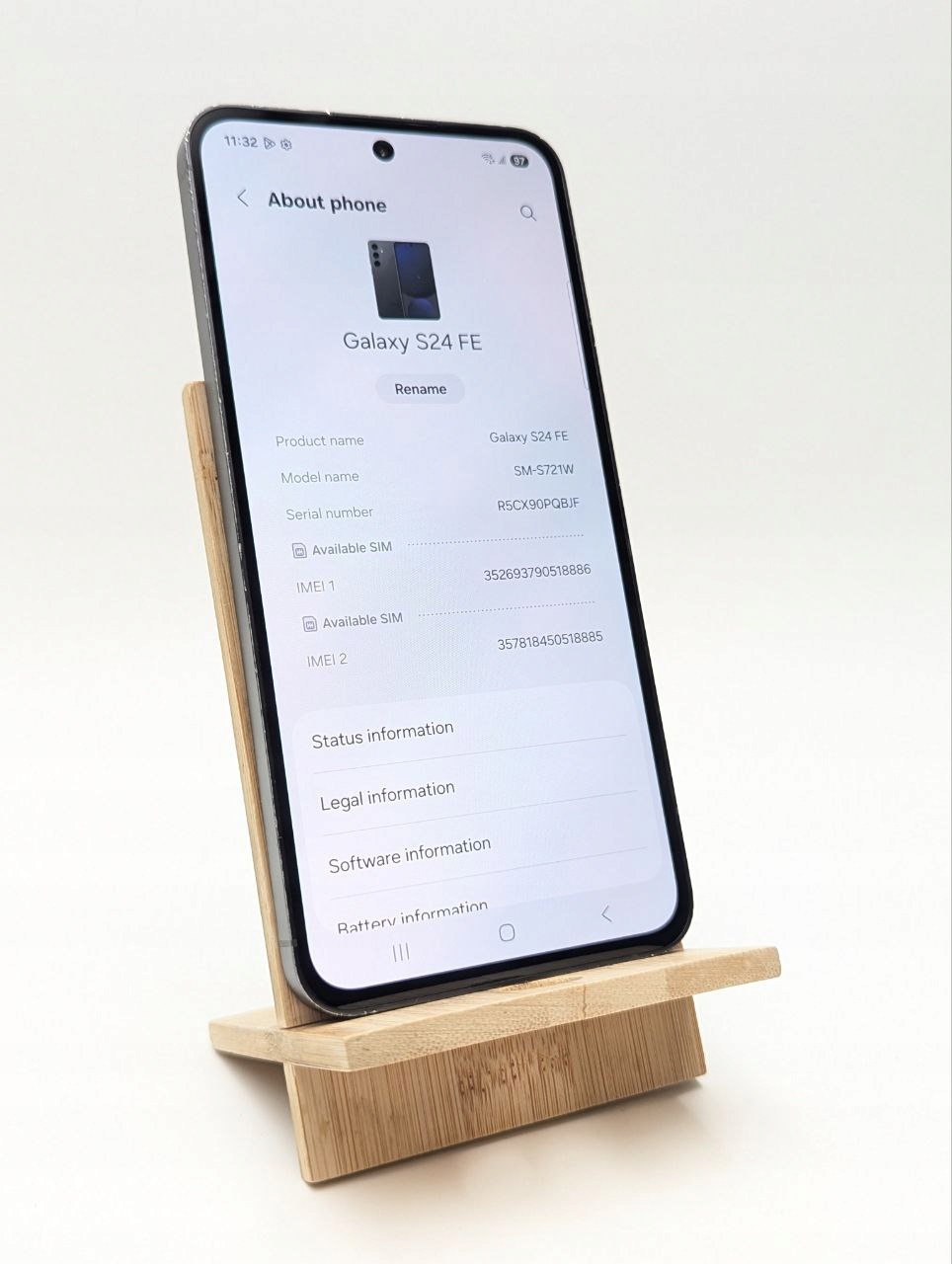 thumb Samsung Galaxy S24 FE 128GB Czarny (Powystawowy)
