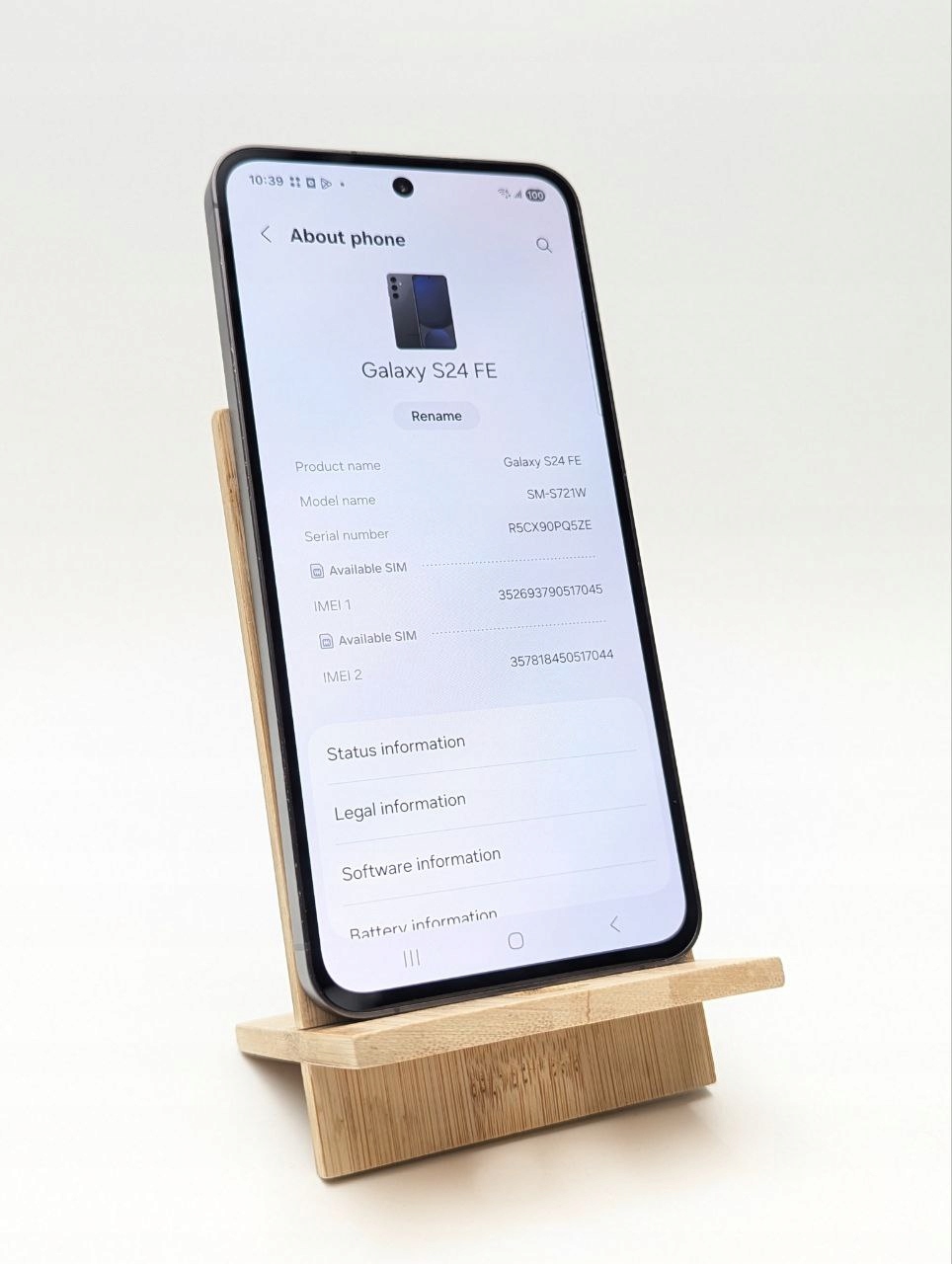 thumb Samsung Galaxy S24 FE 128GB Czarny (Powystawowy)