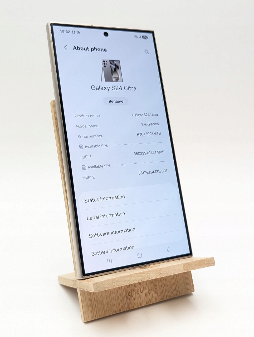 thumb Samsung Galaxy S24 Ultra 256 GB szary (Powystawowy)