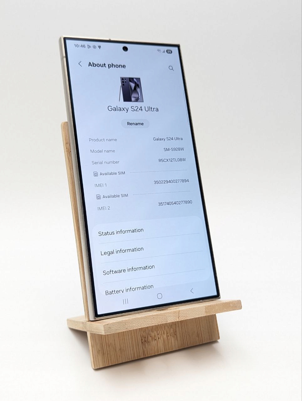 thumb Samsung Galaxy S24 Ultra 256 GB fioletowy (Powystawowy)