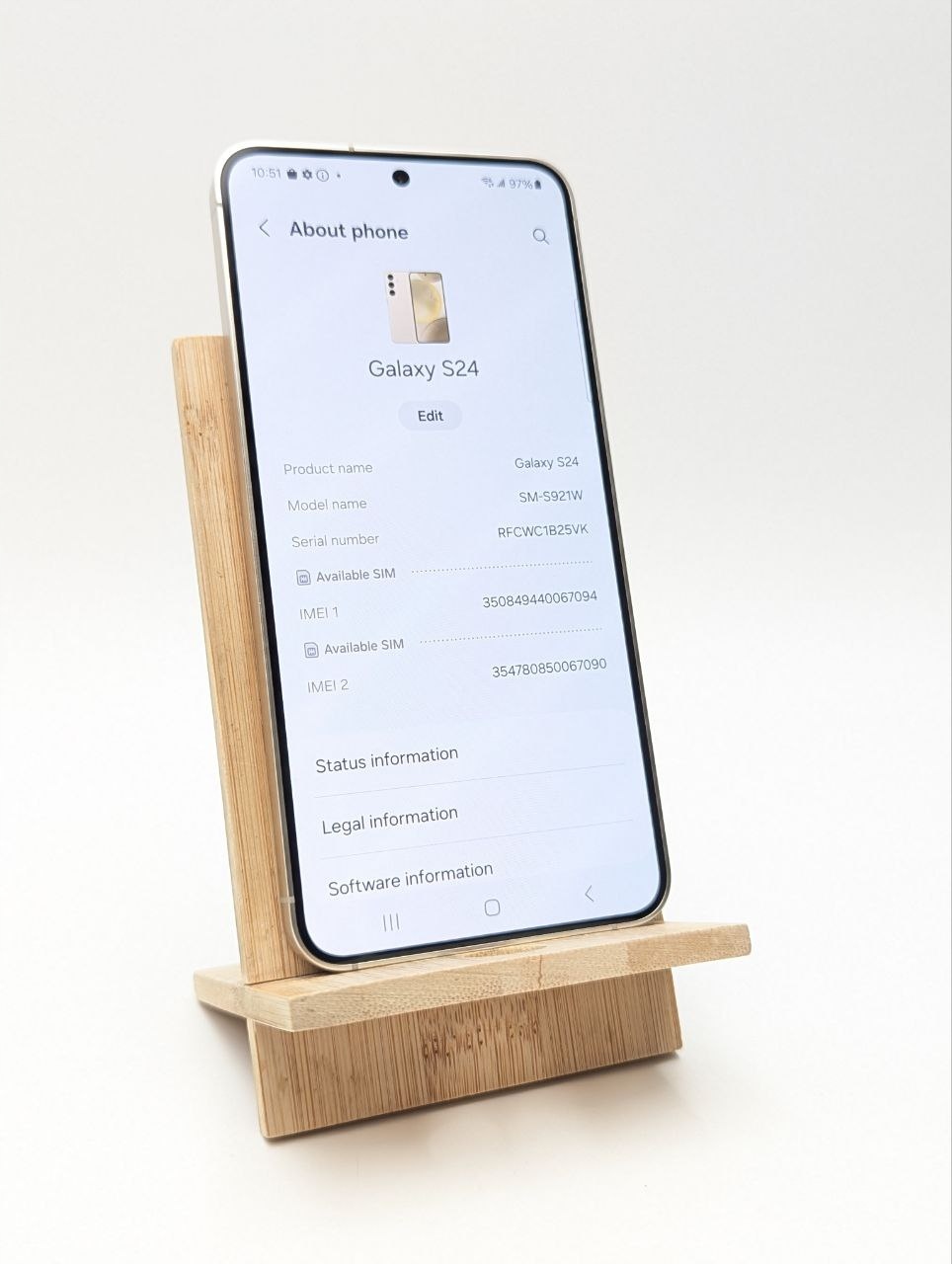 thumb Samsung Galaxy S24 128GB Żółty (Powystawowy)