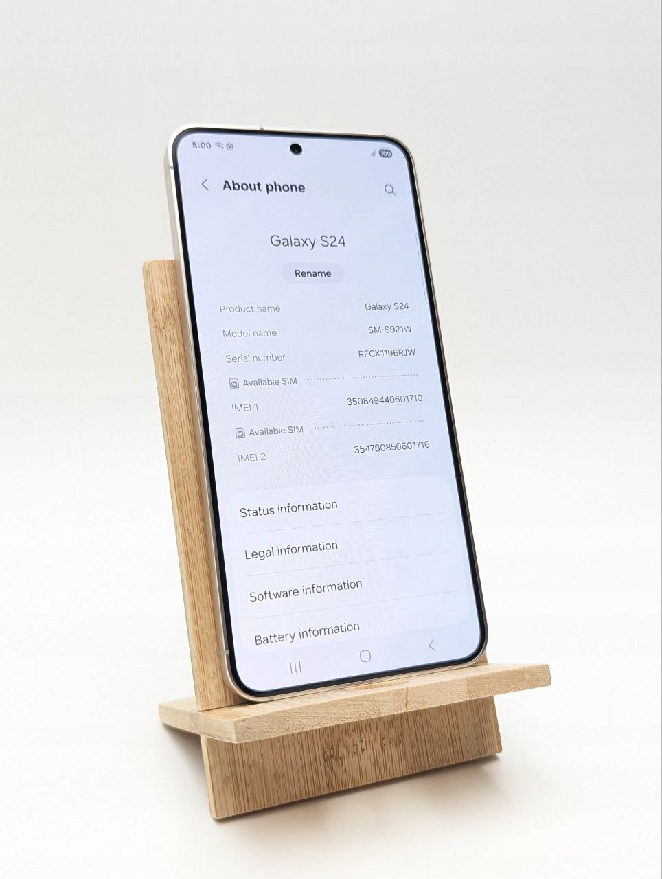 thumb Samsung Galaxy S24 128GB Żółty (Używany)
