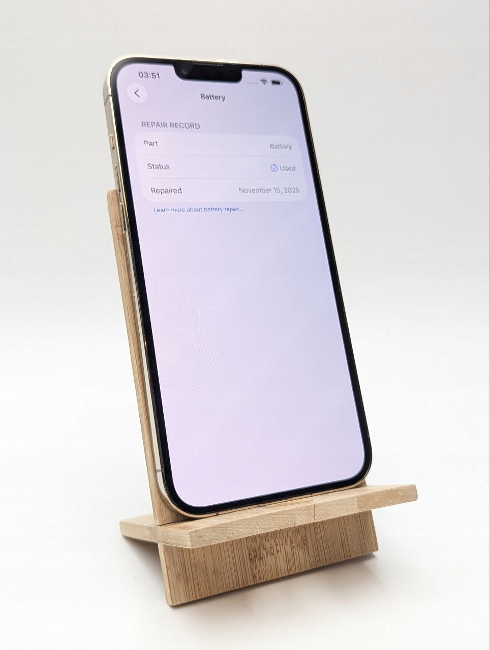 thumb Apple iPhone 13 Pro Max 128 GB Złoty| bateria 100% (Powystawowy)