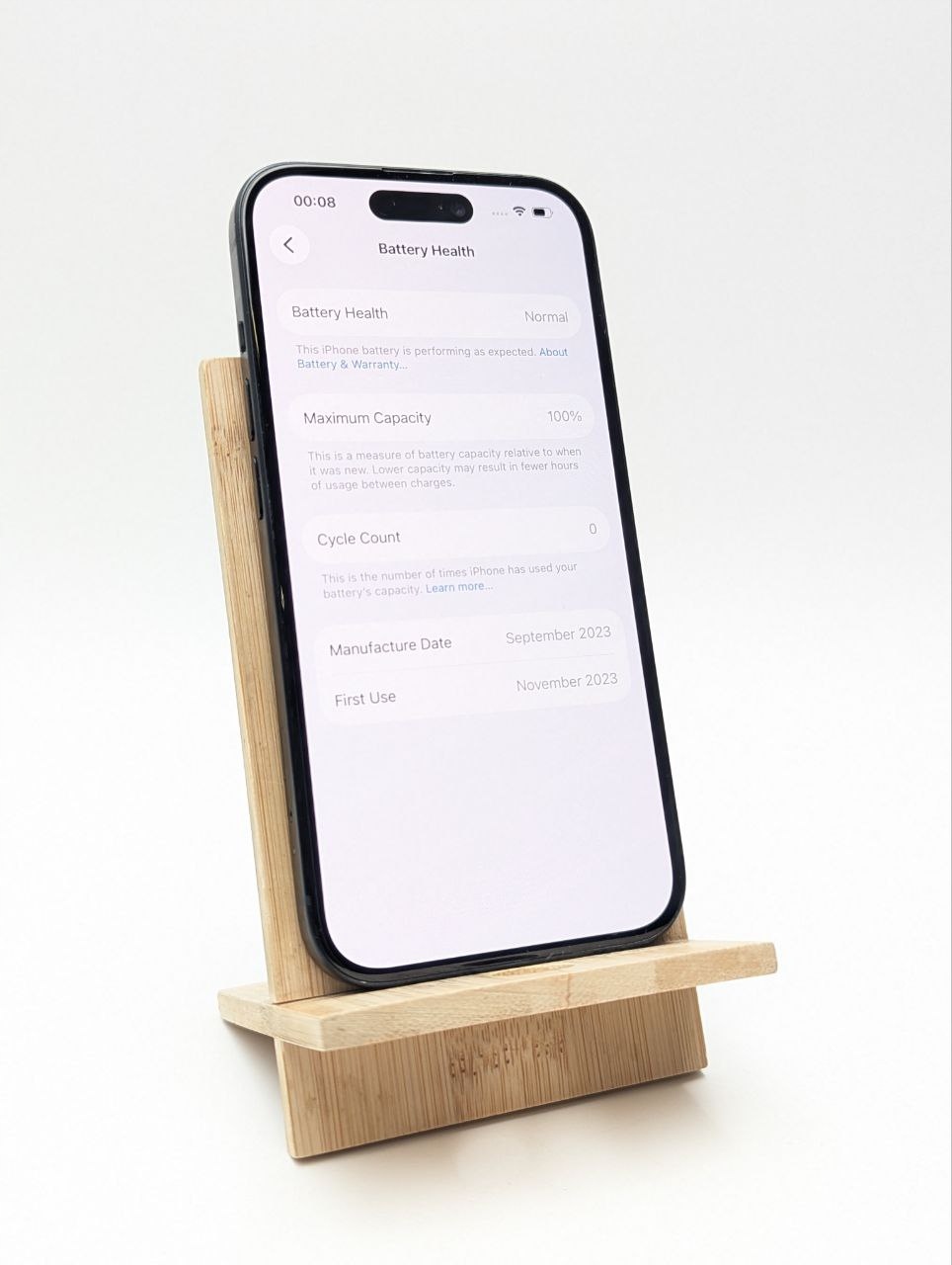 thumb Apple iPhone 15 128GB czarny| bateria 100% (Używany)