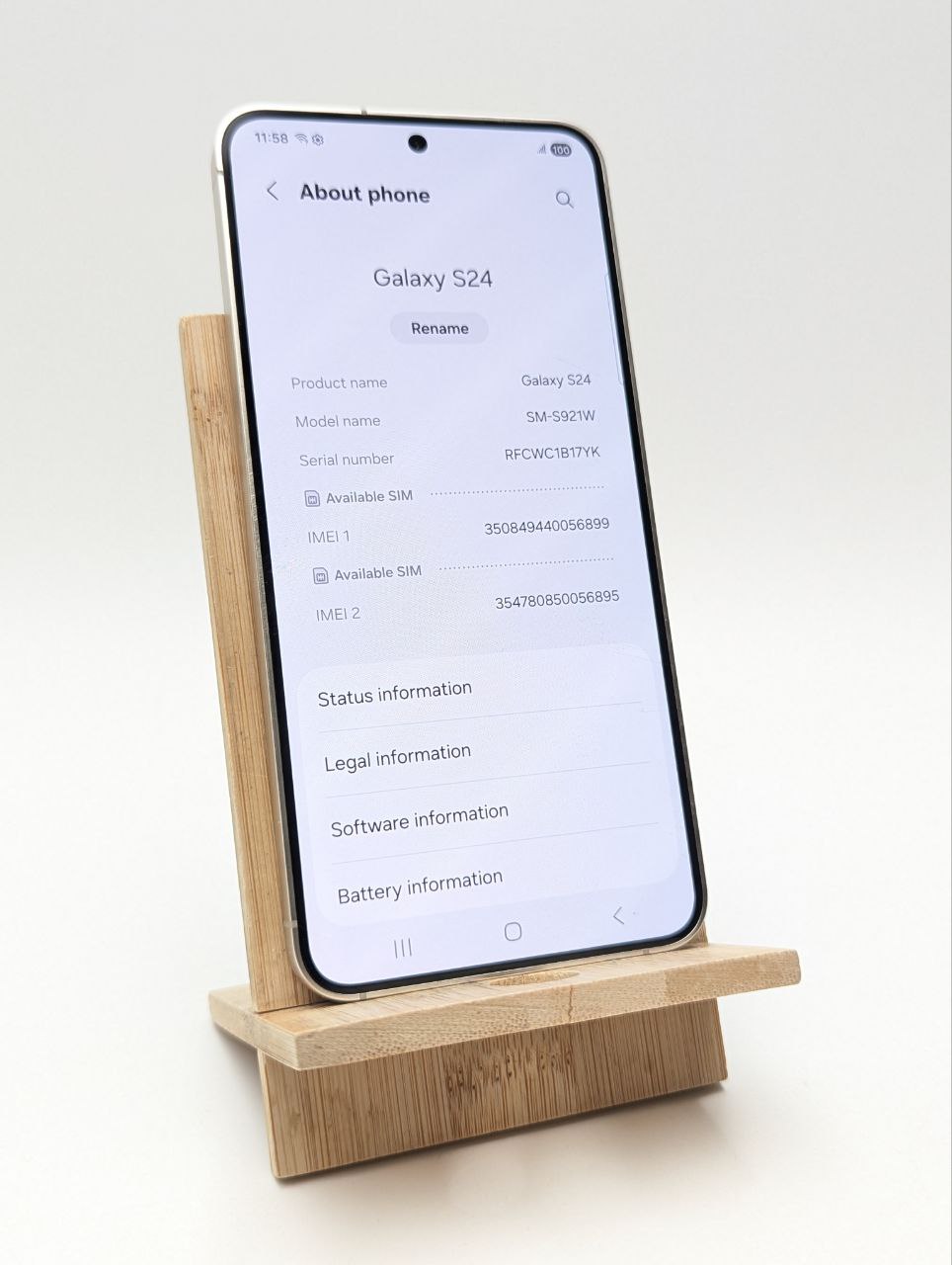 thumb Samsung Galaxy S24 128GB Żółty (Używany)