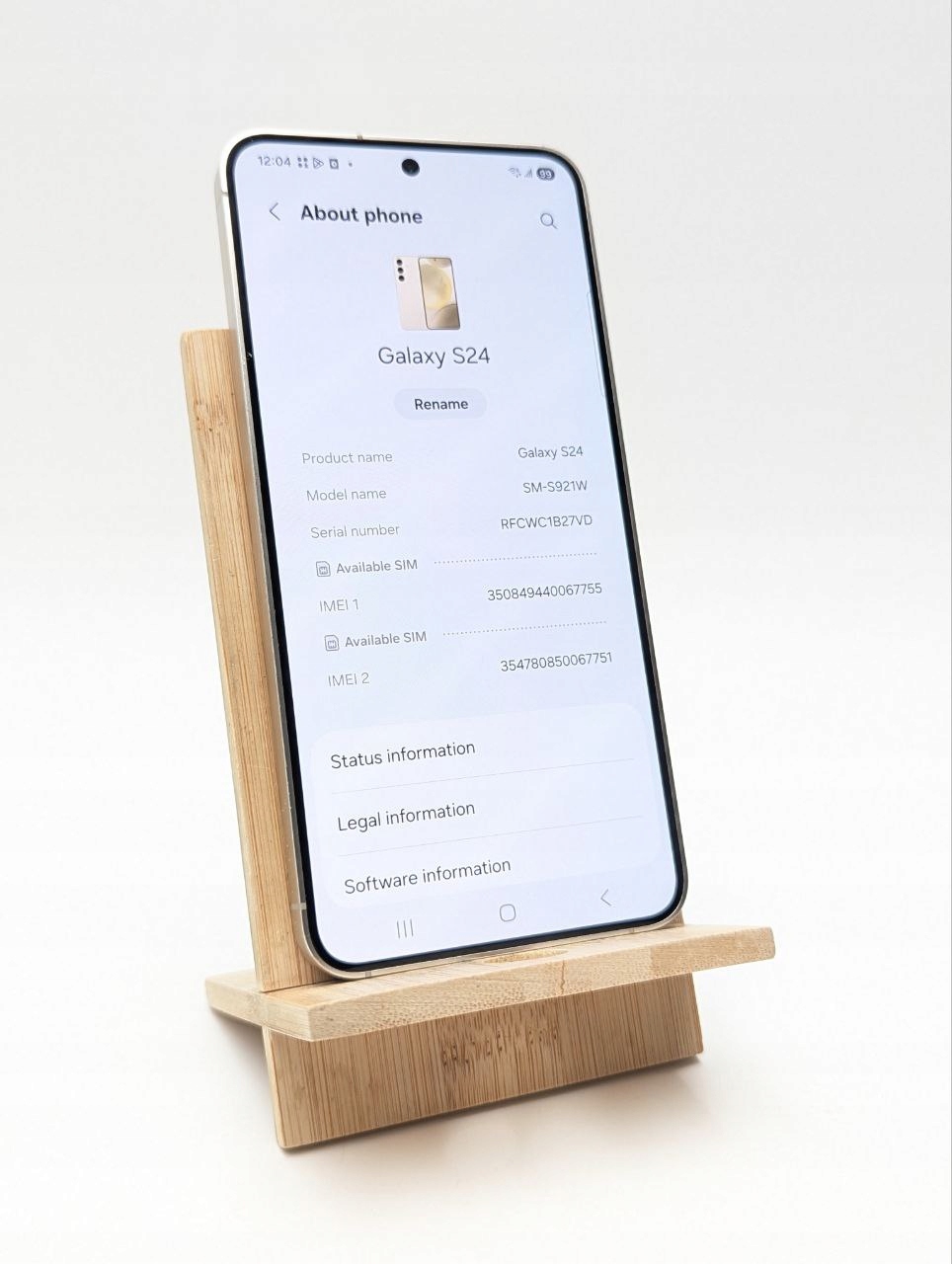 thumb Samsung Galaxy S24 128GB Żółty (Używany)