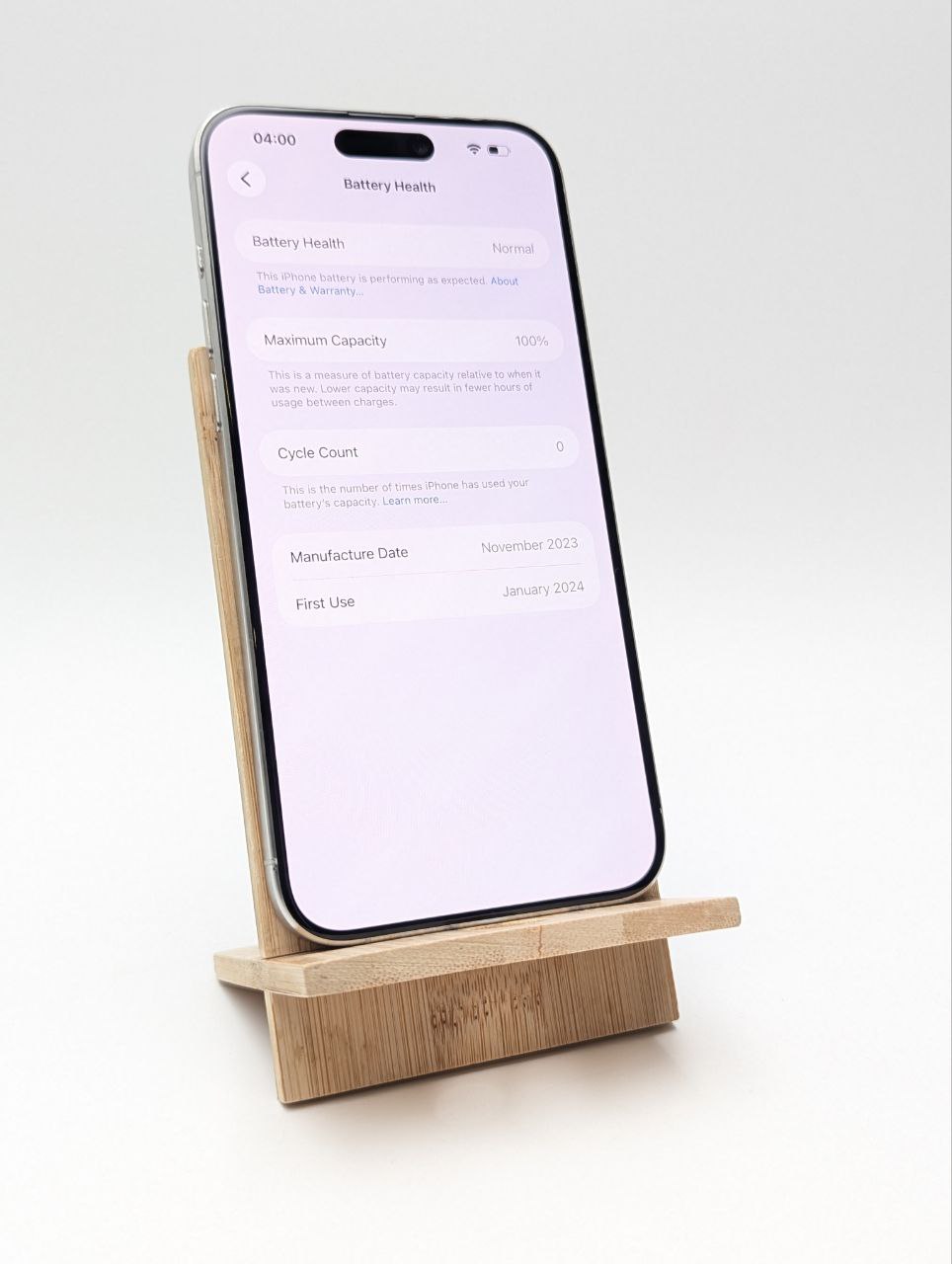 thumb Apple iPhone 15 Pro Max 256GB Biały| eSim | bateria 100% (Powystawowy)