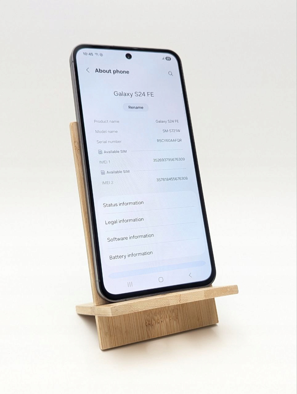 thumb Samsung Galaxy S24 FE 128GB Czarny (Powystawowy)