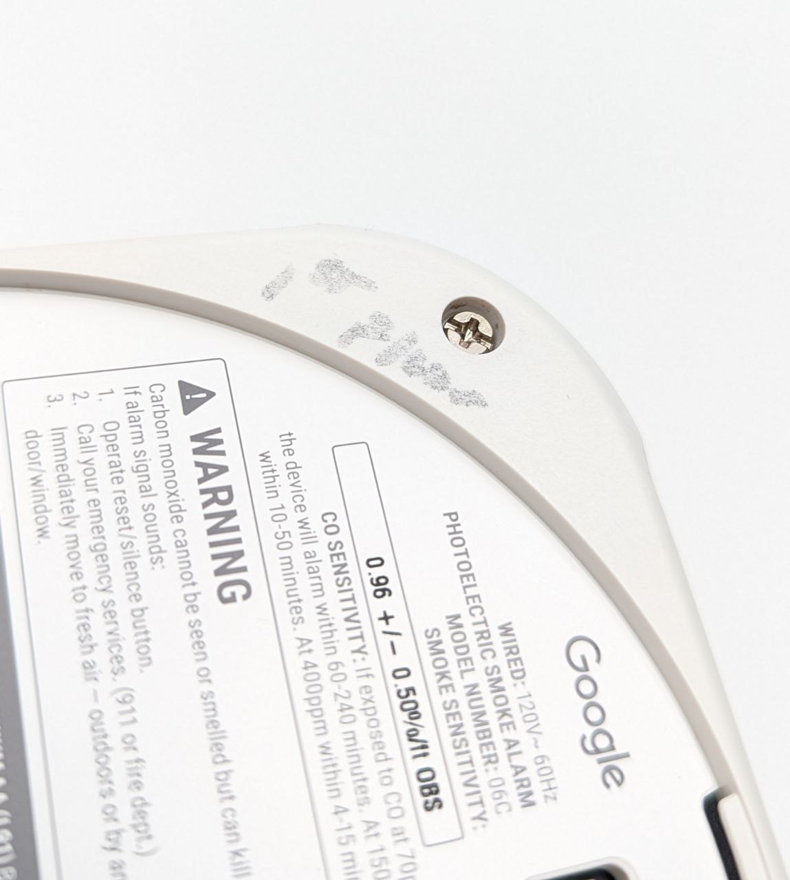 Czujnik dymu i tlenku węgla NEST Protect OUTLET (Powystawowy)