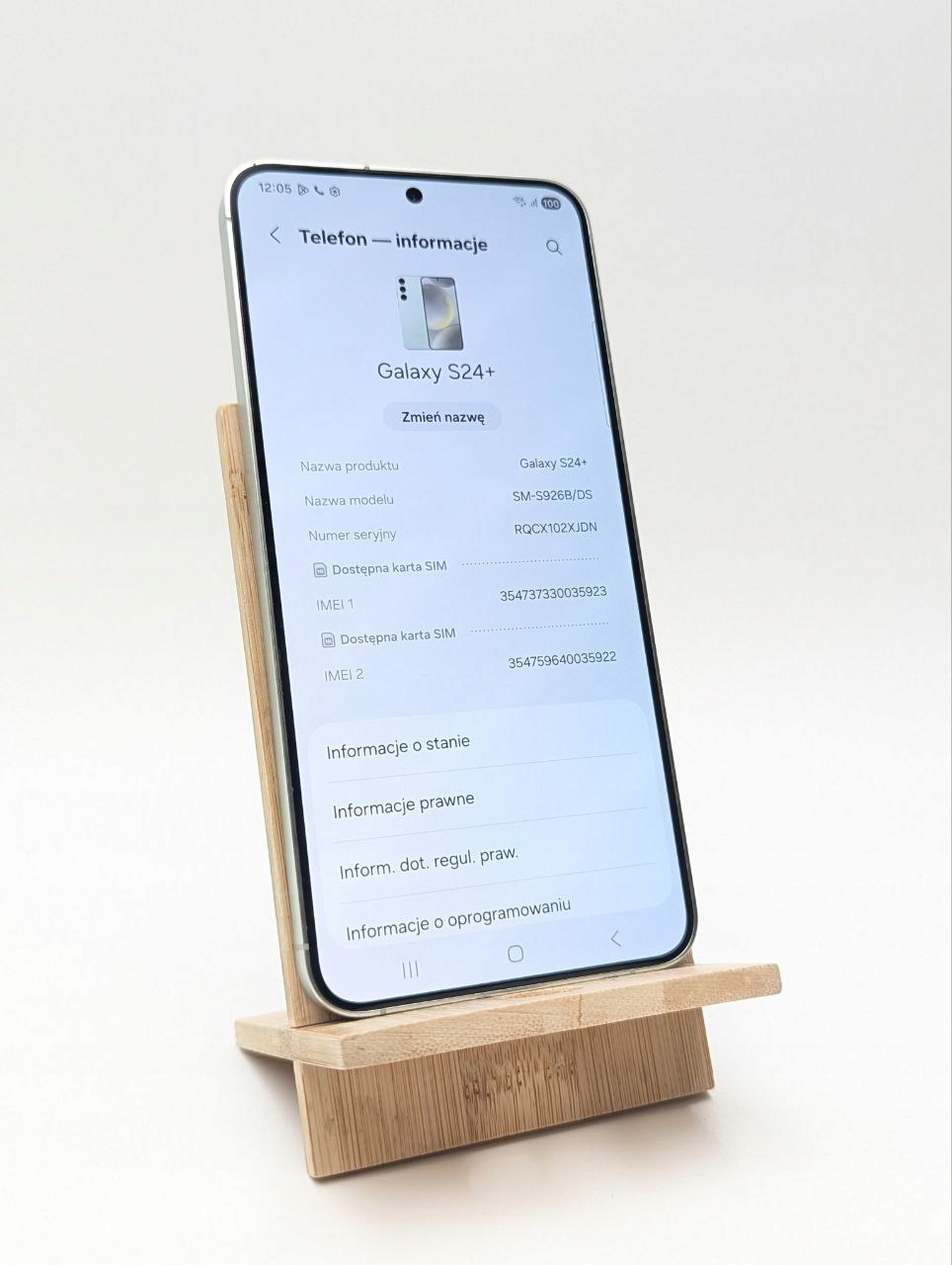 thumb Samsung Galaxy S24 Plus 256 GB zielony | DUAL SIM (Powystawowy)