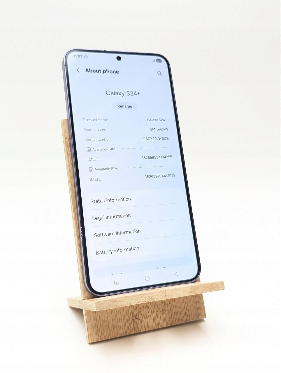 thumb Samsung Galaxy S24 Plus 256 GB fioletowy (Powystawowy)