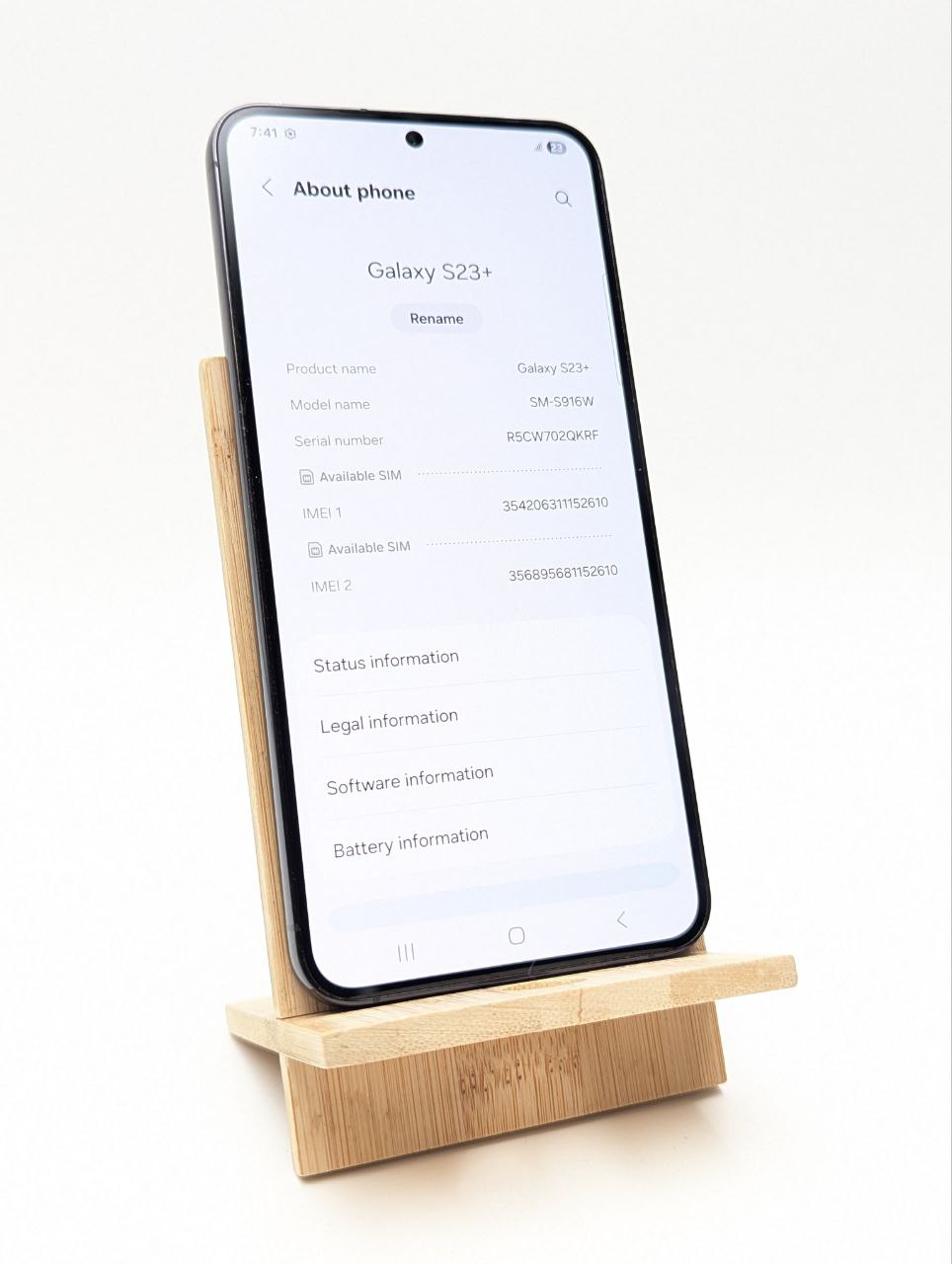 thumb Smartfon Samsung Galaxy S23 Plus 8 GB / 256 GB 5G czarny (Powystawowy)