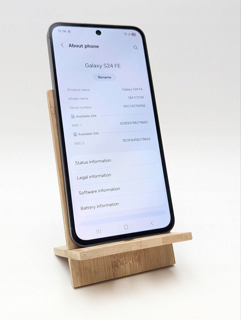 thumb Samsung Galaxy S24 FE 128 GB 5G czarny (Powystawowy)