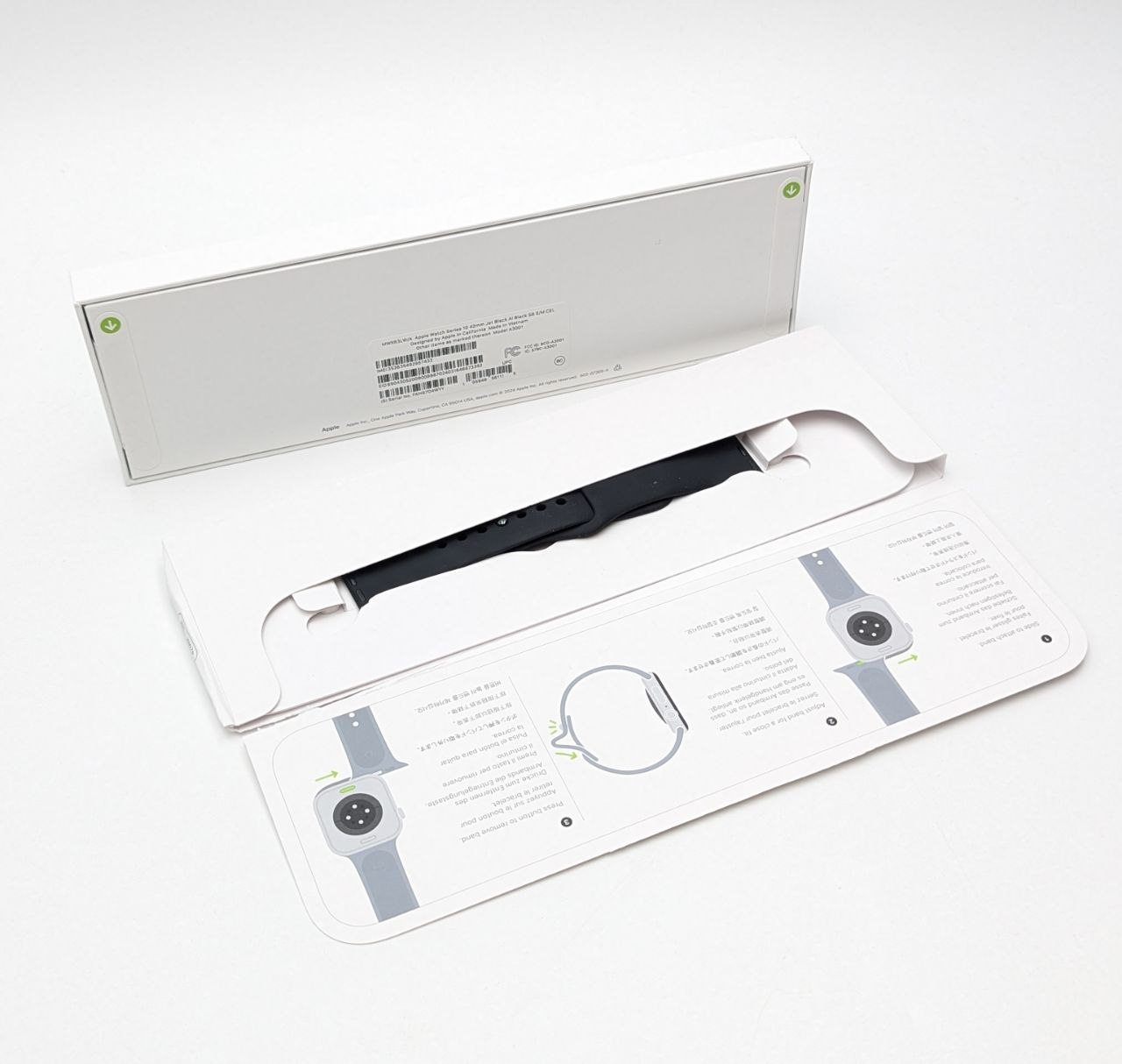 thumb Smartwatch Apple Watch Series 10 GPS + Cellular 42 mm czarny z paskiem S/M (Nowy z defektem)