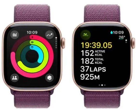 thumb Apple Watch Series 10 GPS + Cellular 42mm różowy z paskiem SL (Nowy z defektem)