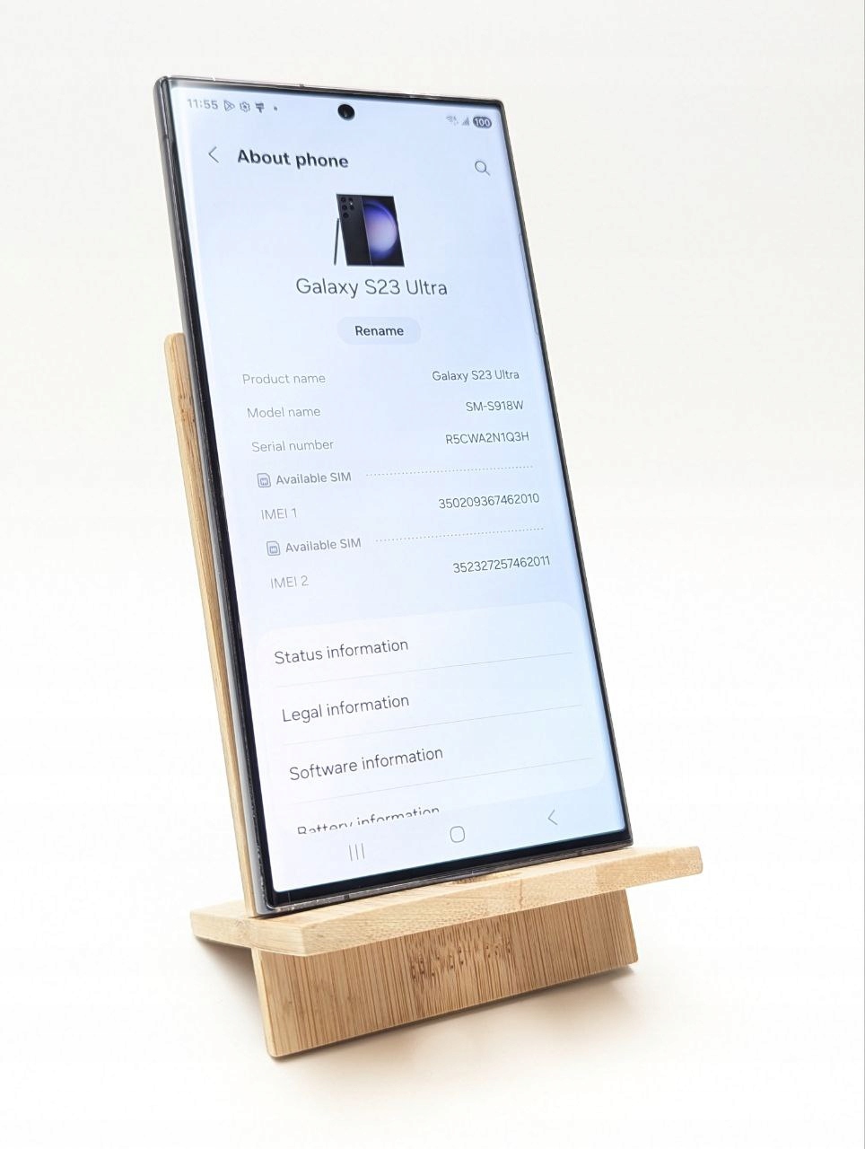 thumb Samsung Galaxy S23 Ultra 256GB Czarny (Powystawowy)