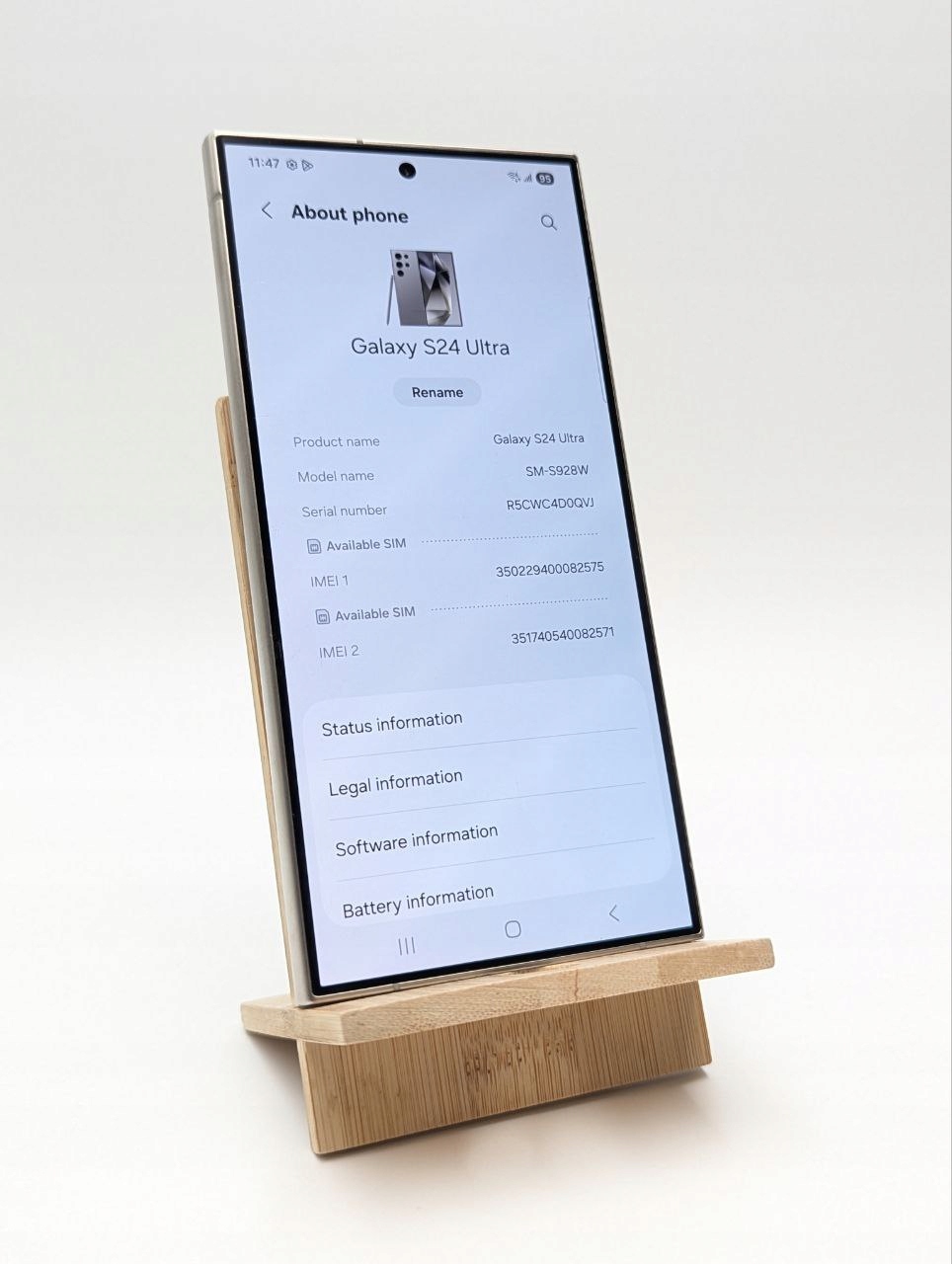 thumb Samsung Galaxy S24 Ultra 256 GB szary (Używany)