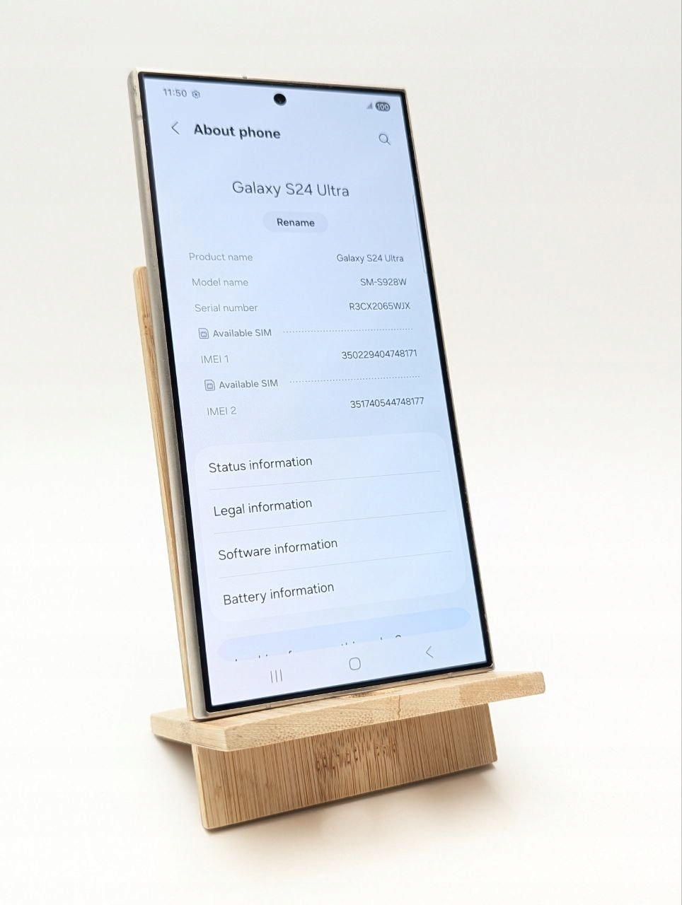 thumb Samsung Galaxy S24 Ultra 256 GB szary (Powystawowy)