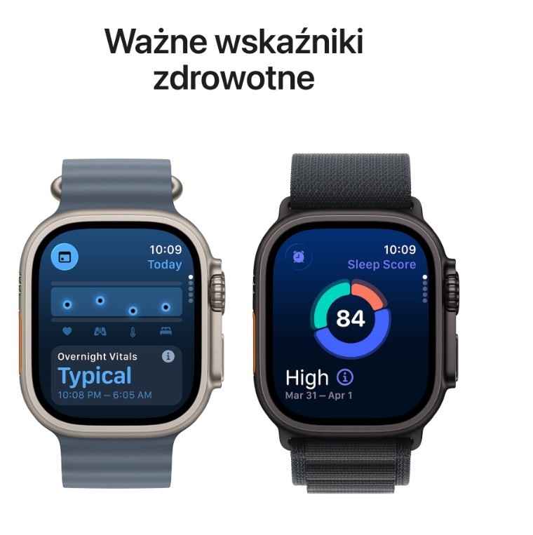 Apple Watch Ultra 3 Czarny z bransoletą mediolańską w kolorze czarnym - L