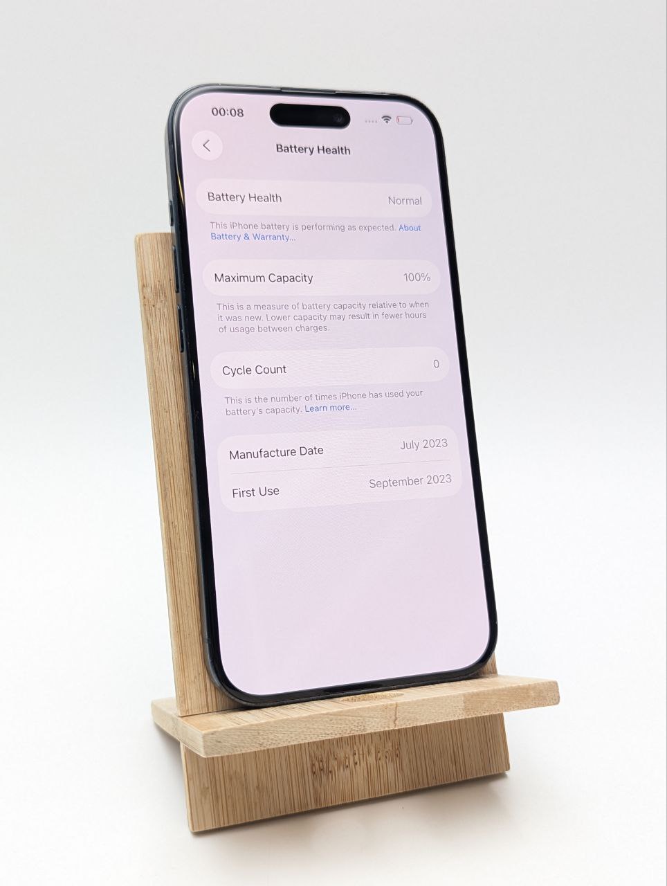 thumb Apple iPhone 15 Pro 128GB Niebieski | bateria 100% (Używany)