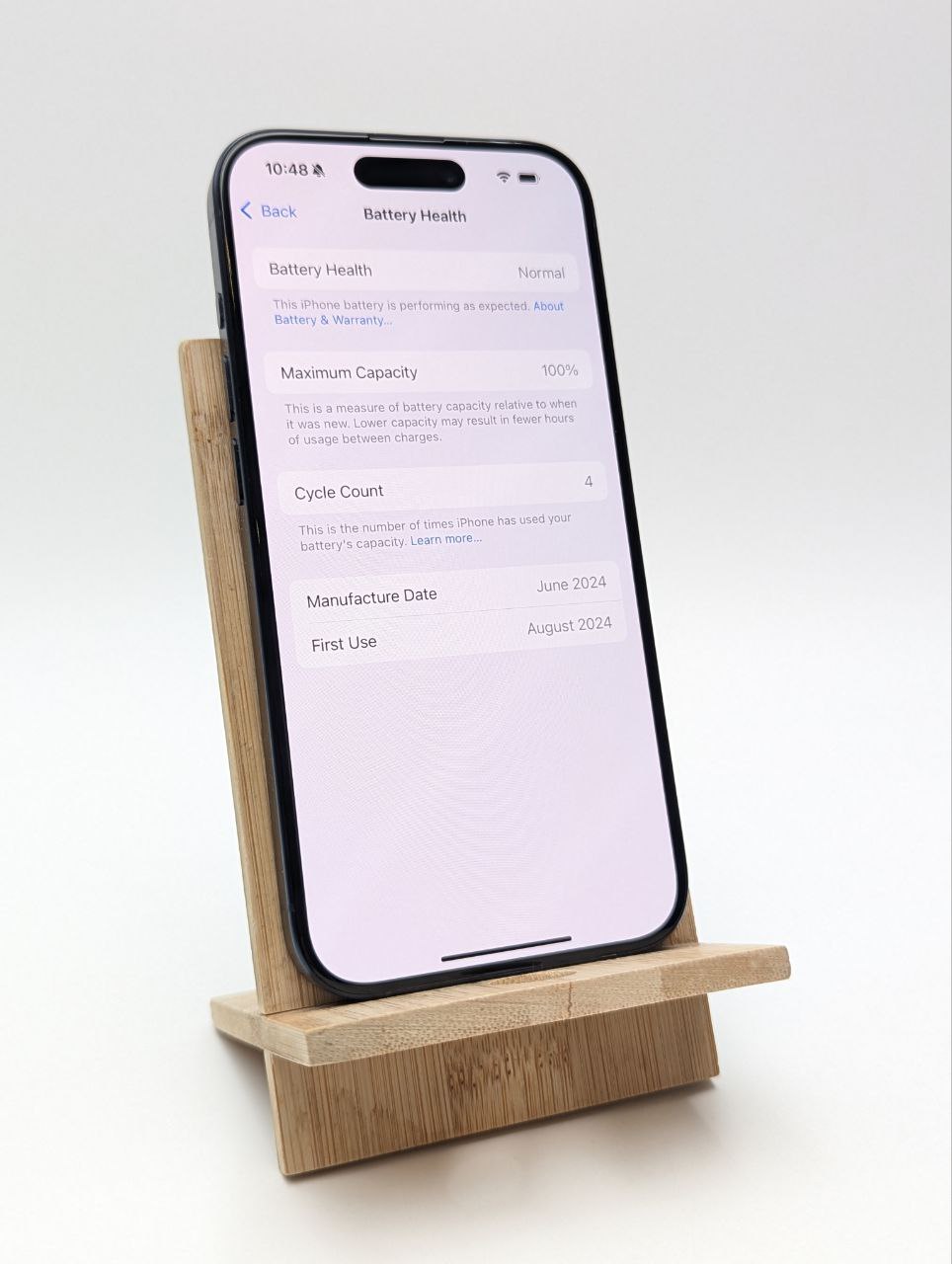 thumb Smartfon Apple iPhone 15 Pro 8 GB / 128 GB 5G niebieski |eSim| bateria 100% (Powystawowy)