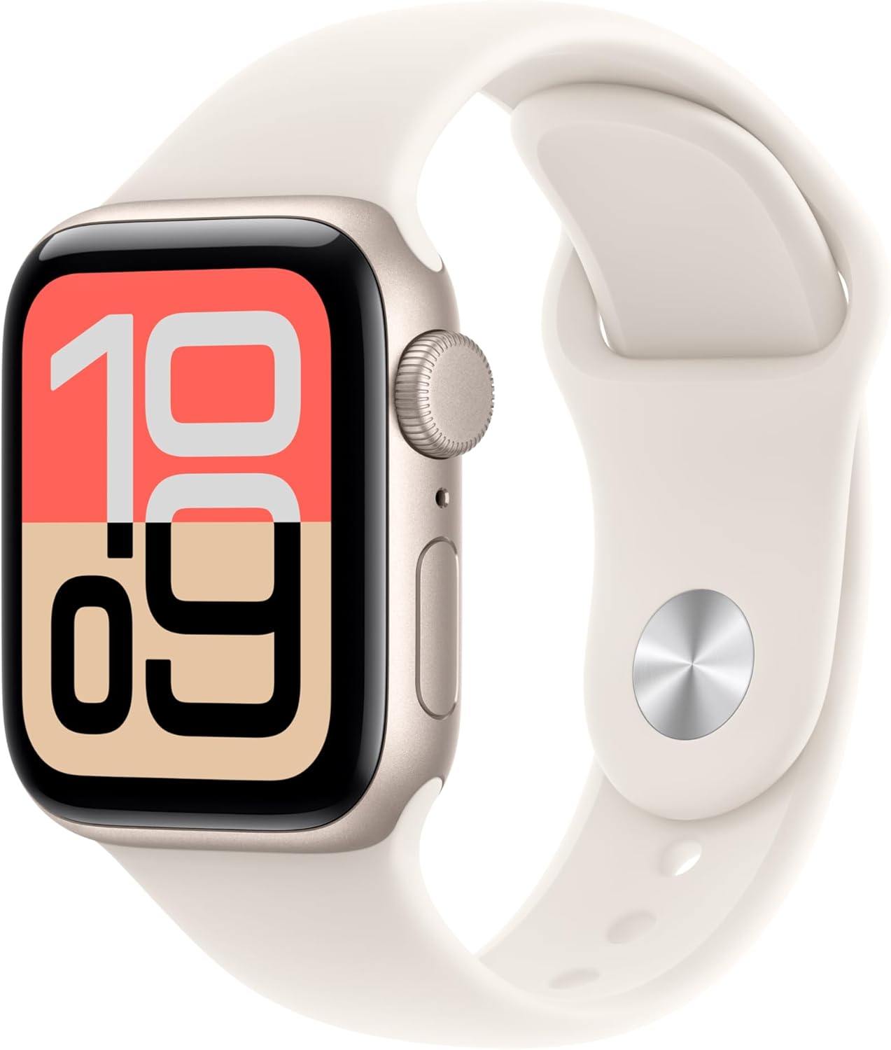 Apple Watch SE (3nd Gen) GPS 40 mm księżycowa poświata z paskiem S/M|NOWY (Powystawowy)