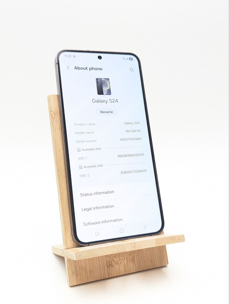 thumb Samsung Galaxy S24 128GB Czarny (Powystawowy)