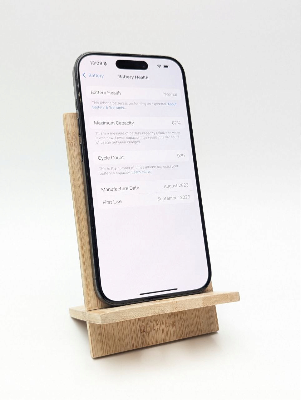 thumb Smartfon Apple iPhone 15 Pro 8 GB / 256 GB czarny|eSim (Używany)