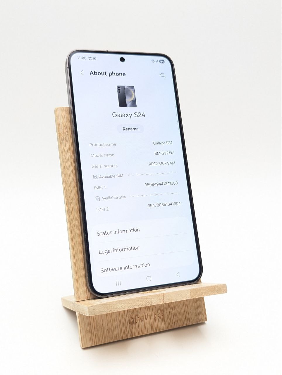 Samsung Galaxy S24 128 GB 5G czarny (Używany)