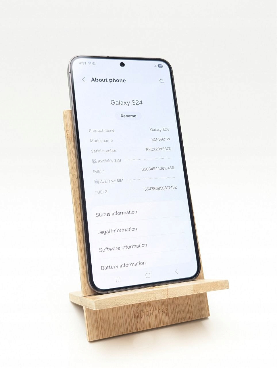 thumb Samsung Galaxy S24 128GB Czarny (Powystawowy)