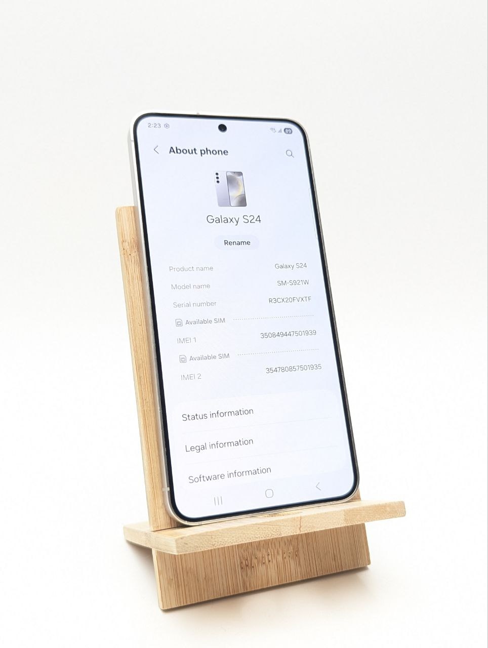 thumb Samsung Galaxy S24 128GB Szary (Powystawowy)