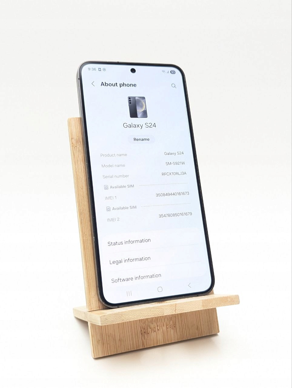 thumb Samsung Galaxy S24 256 GB czarny (Powystawowy)