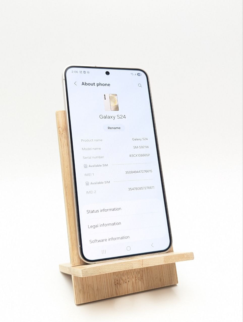 thumb Samsung Galaxy S24 256GB Żółty (Używany)