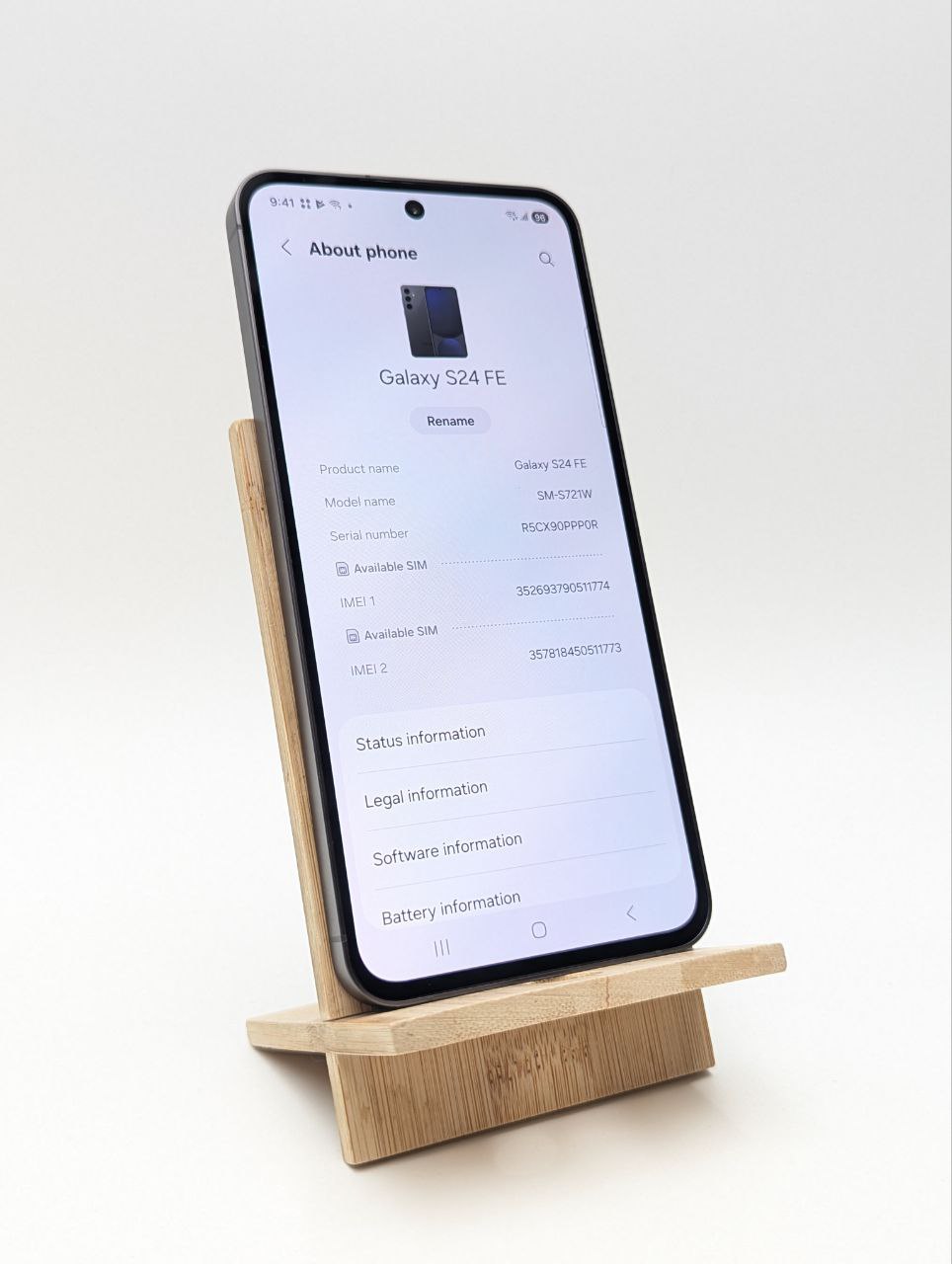 thumb Samsung Galaxy S24 FE 128GB Czarny (Powystawowy)