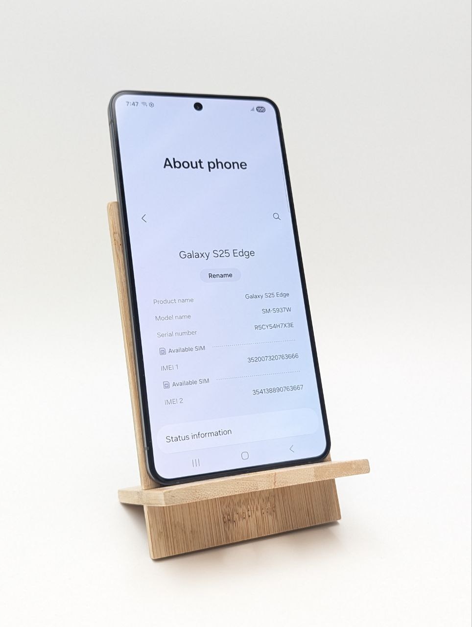 thumb Samsung Galaxy S25 Edge 256GB Tytanowy Czarny| Jak nowy|OUTLET (Powystawowy)