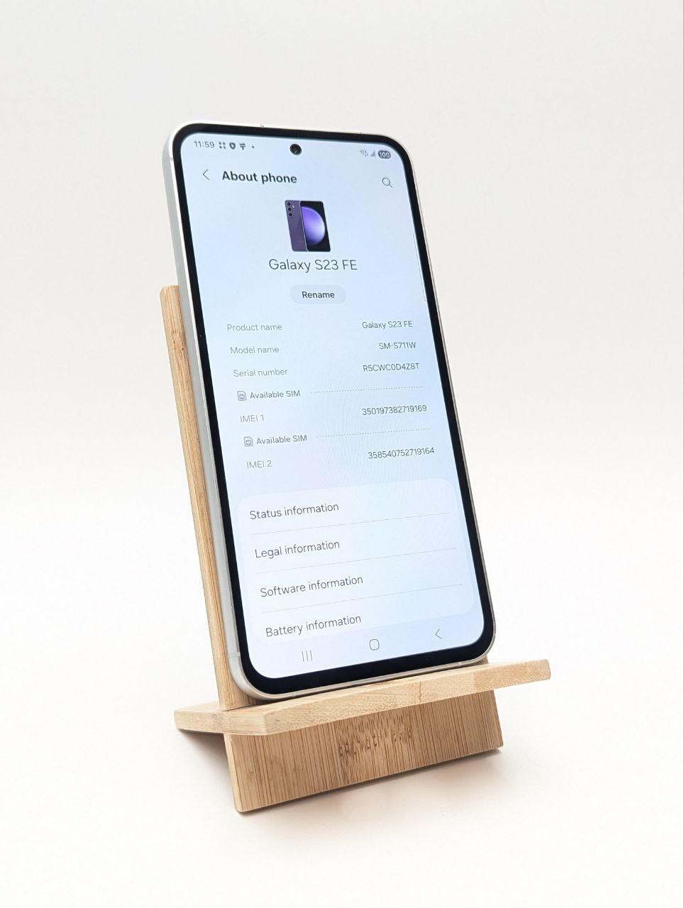 thumb Samsung Galaxy S23 FE 128 GB fioletowy (Powystawowy)