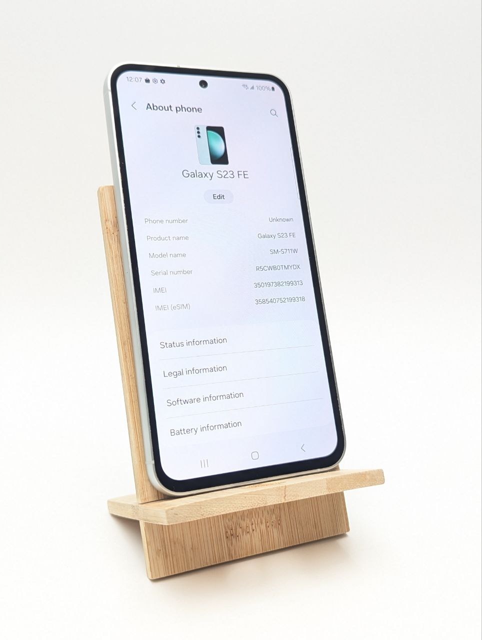 thumb Samsung Galaxy S23 FE 128 GB zielony (Powystawowy)