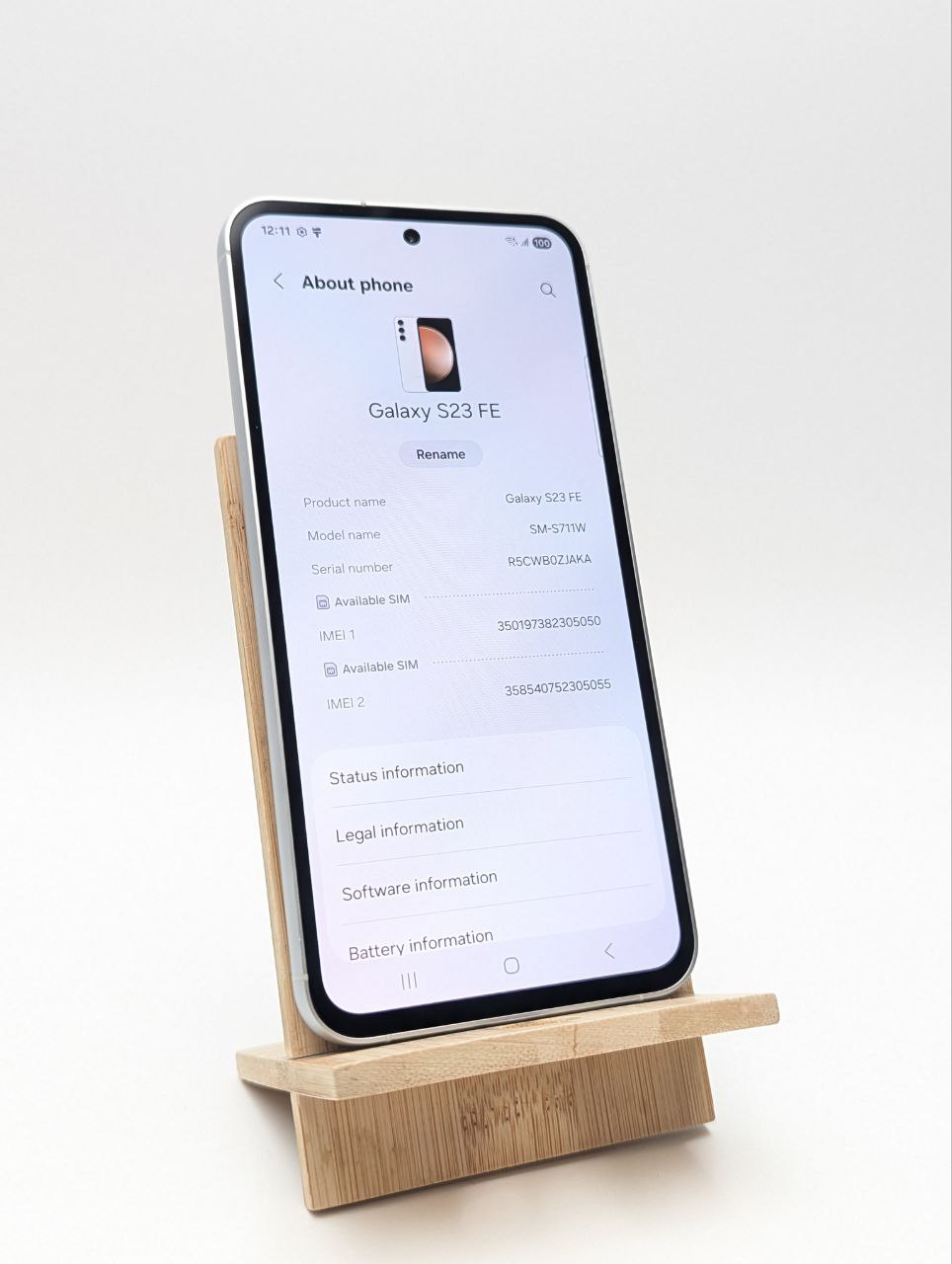 thumb Samsung Galaxy S23 FE 128 GB beżowy (Powystawowy)