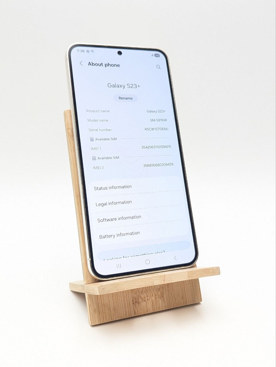 thumb Samsung Galaxy S23 Plus 512 GB beżowy (Powystawowy)