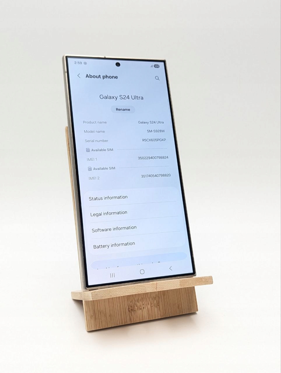 thumb Samsung Galaxy S24 Ultra 256GB Szary (Powystawowy)