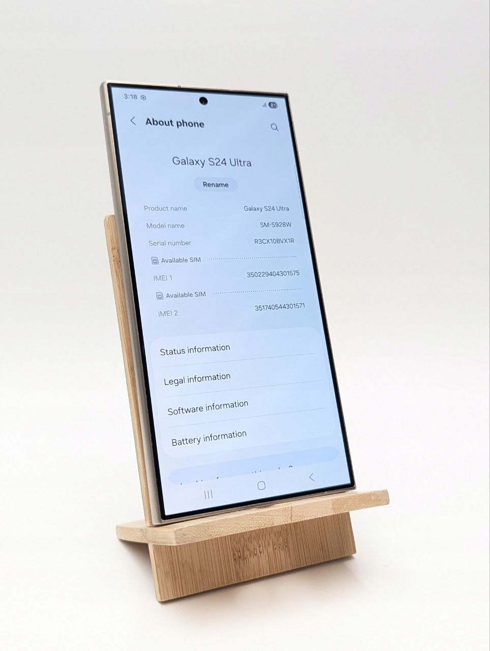 thumb Samsung Galaxy S24 Ultra 512 GB szary (Powystawowy)