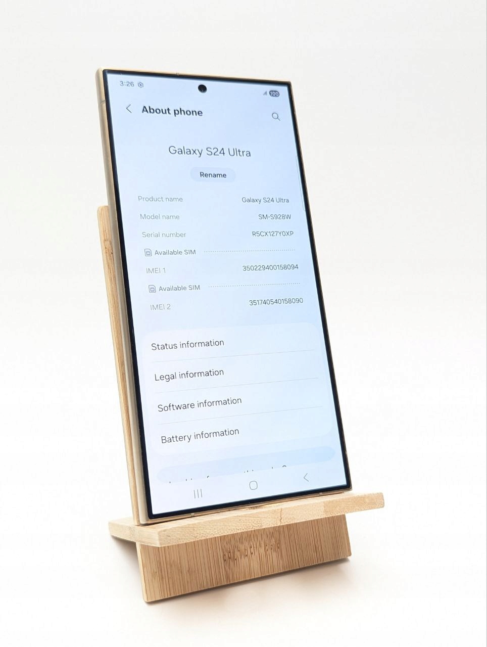 thumb Samsung Galaxy S24 Ultra 512 GB żółty (Używany)