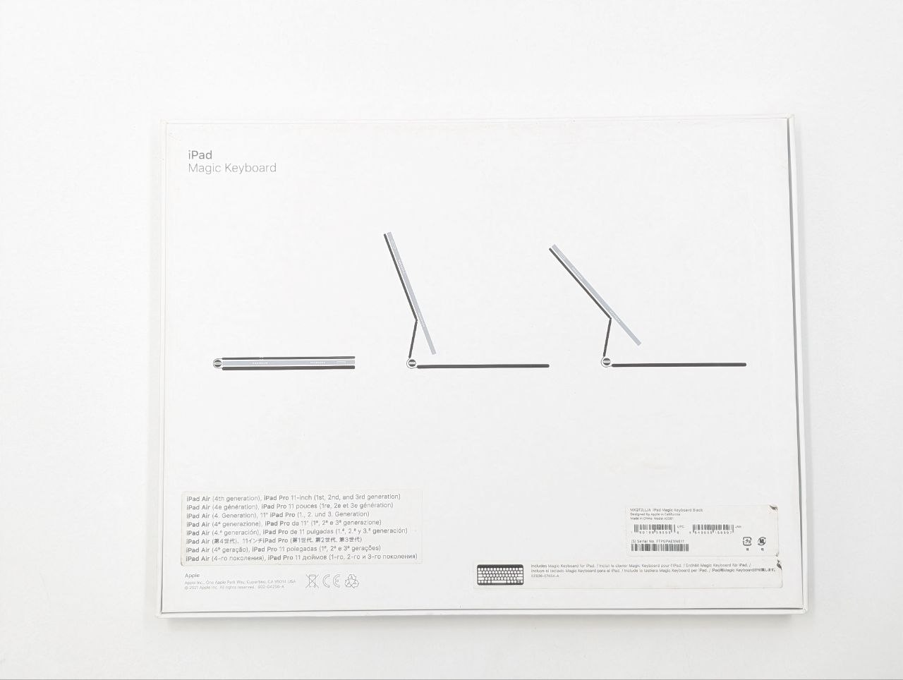 Klawiatura Apple do Apple iPad Pro 11 Magic Keyboard USA czarna| OUTLET (Powystawowy)