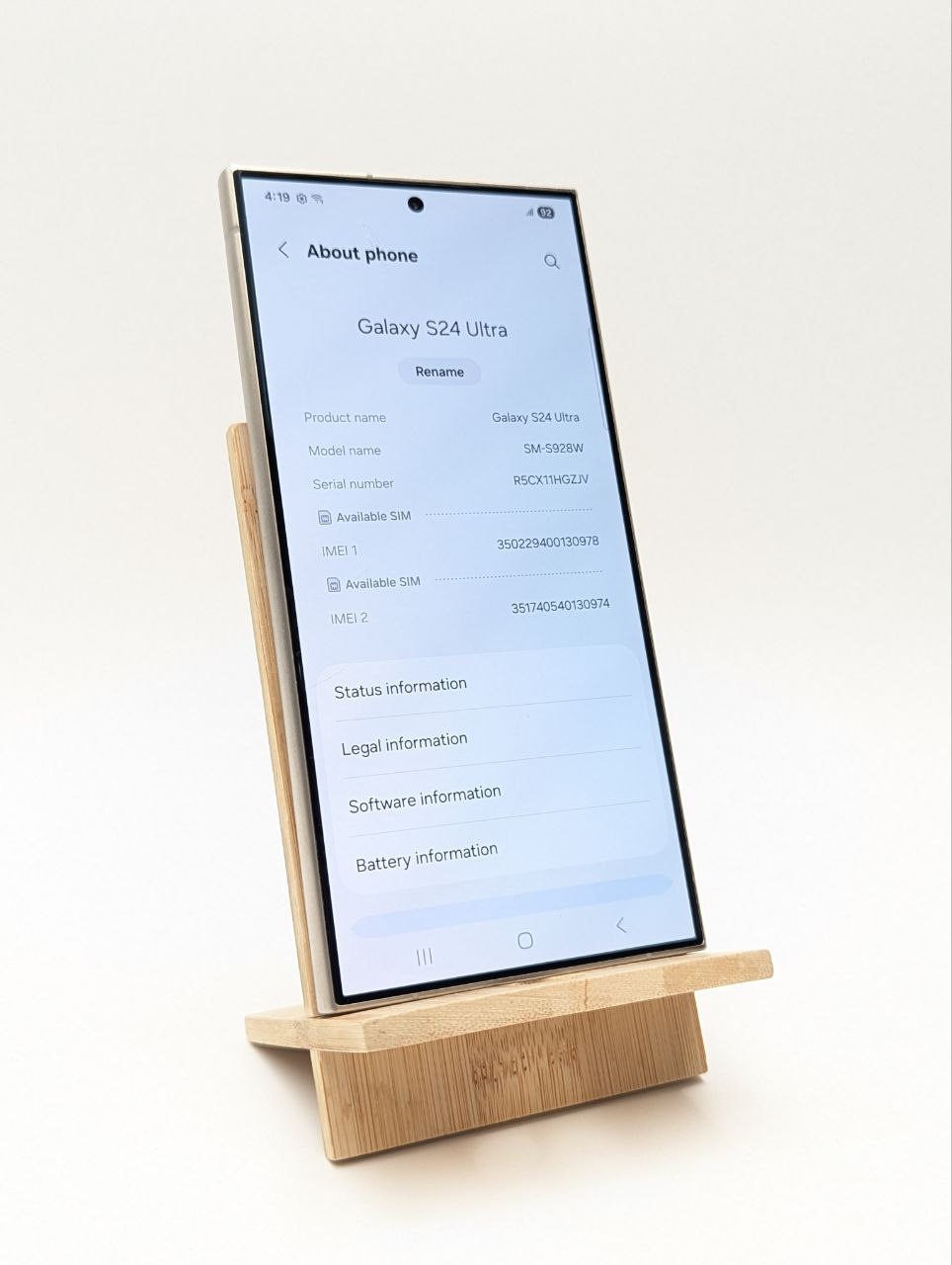 thumb Samsung Galaxy S24 Ultra 512GB Fioletowy (Używany)