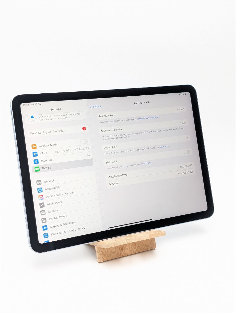 Apple iPad Air 11" M3 256GB WI-FI Niebieski| OUTLET (Powystawowy)