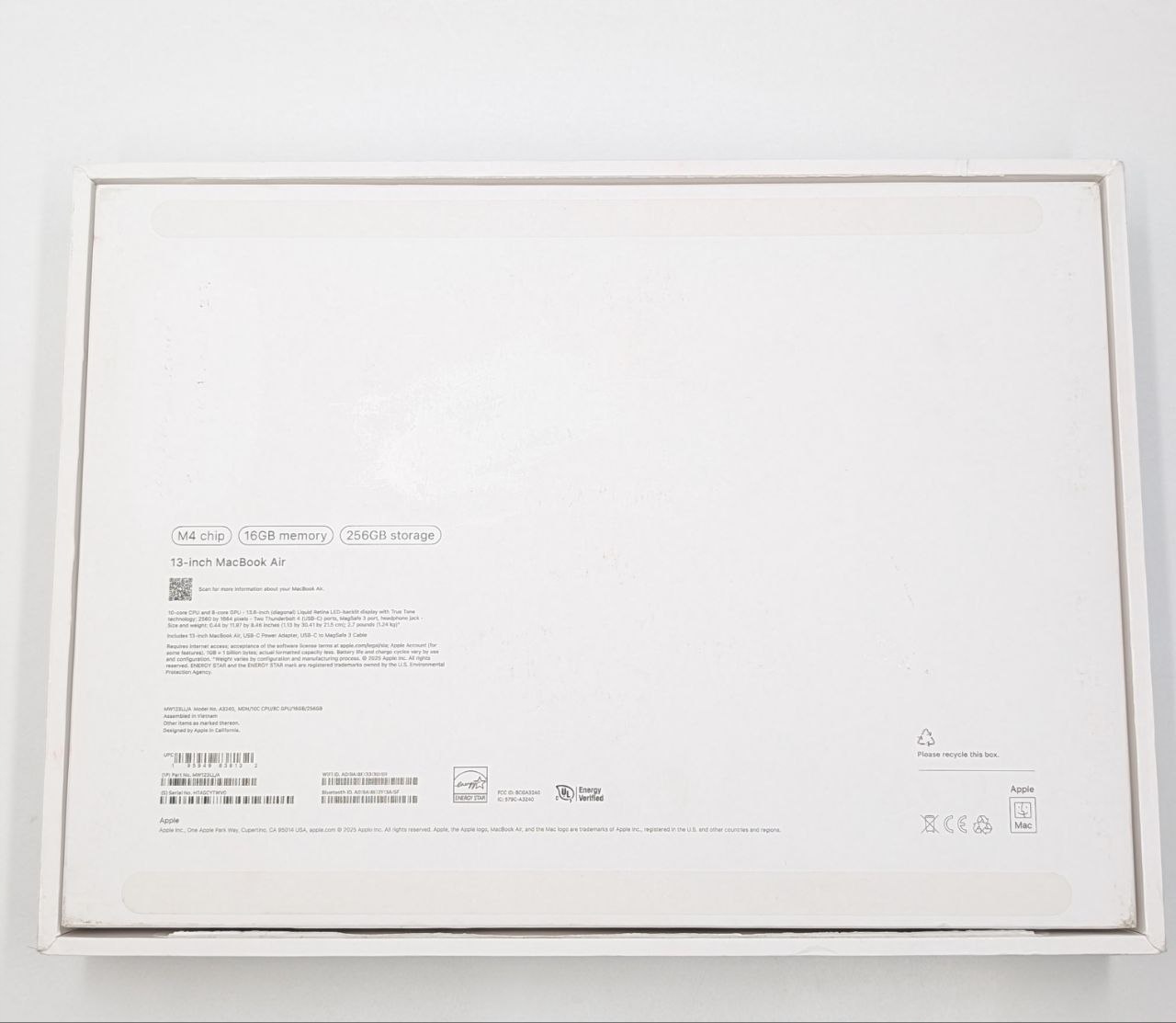 Apple MacBook Air 13,6" M4 16GB / 256GB Północ (Powystawowy)